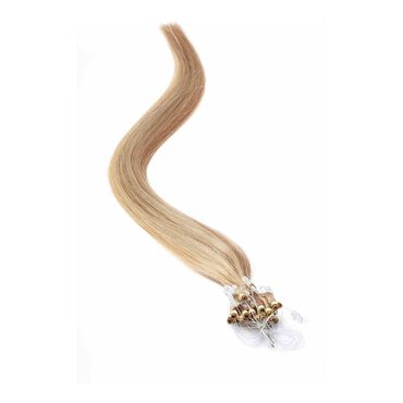 American Pride Micro Ring Human Hair Extension 18 Inch - 10/22 Light Brown/Blonde