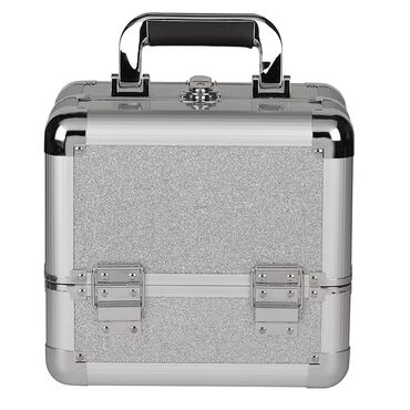 Salon Services Carina Beauty Box Small Silver Sparkle