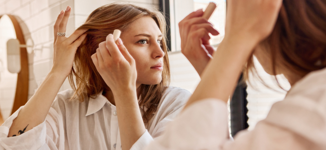 blonde hair regrowth and hair care