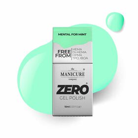 The Manicure Company Zero&trade; Gel Polish Colour Coat - Mental For Mint 10ml