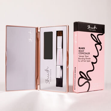 Shush Root Concealer Velvety Root Blending Powder - Black 3g