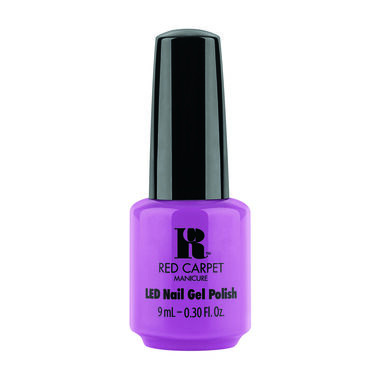 Red Carpet Manicure Gel Polish, Best Buds Neon Purple Crème Purple 9ml
