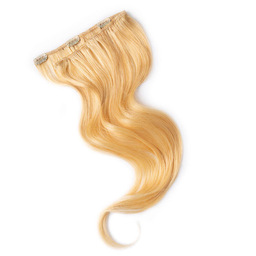 Wildest Dreams Clip In Full Head Human Hair Extension 18 Inch 22 Sunkissed Blonde Human Hair Extensions Sally Beauty