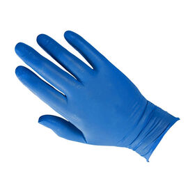 Sibel Blue Nitrile Disposable Gloves, Large, Pack of 100