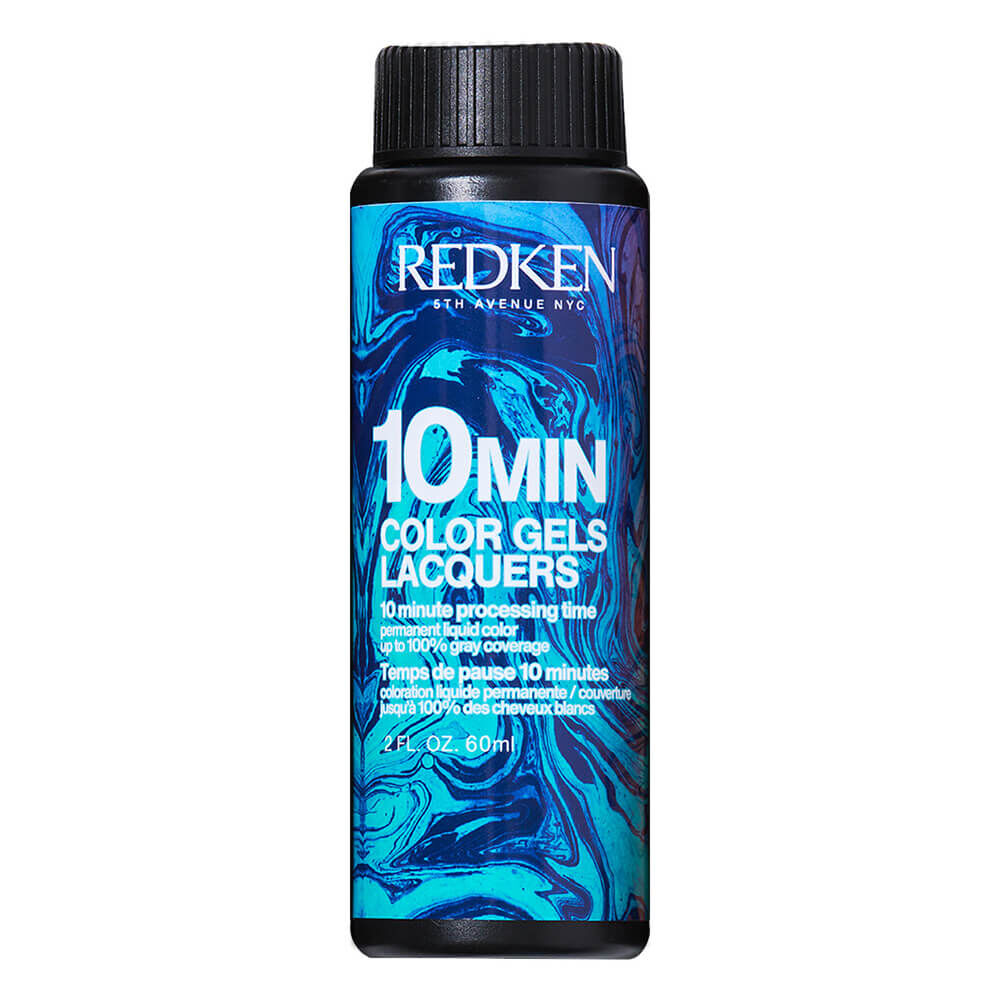 Redken Color Gels Lacquers 10 Minute Permanent Liquid Hair Colour 6NA Granite 60ml
