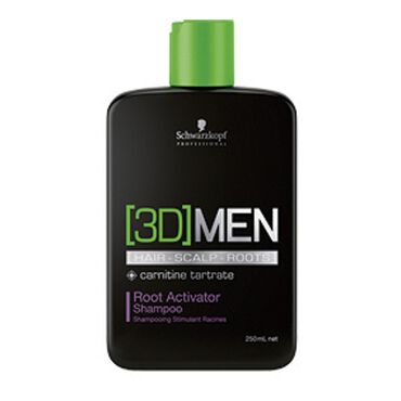 Schwarzkopf Professional 3D Men Root Activator Shampoo 250ml