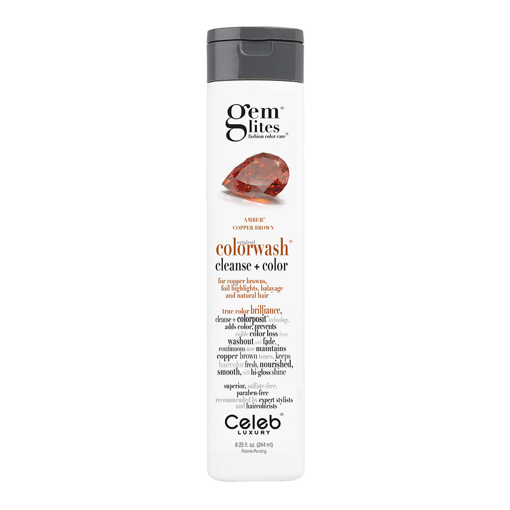 Celeb Luxury Gem Lites Semi Permanent Colourwash Shampoo Brown