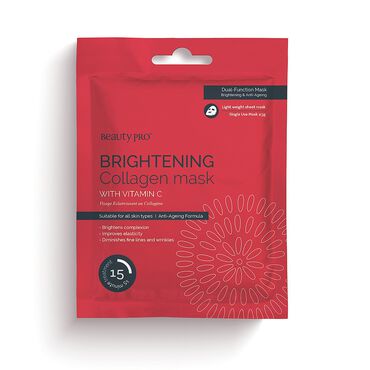 Beauty Pro Brightening Collagen Mask with Vitamin C