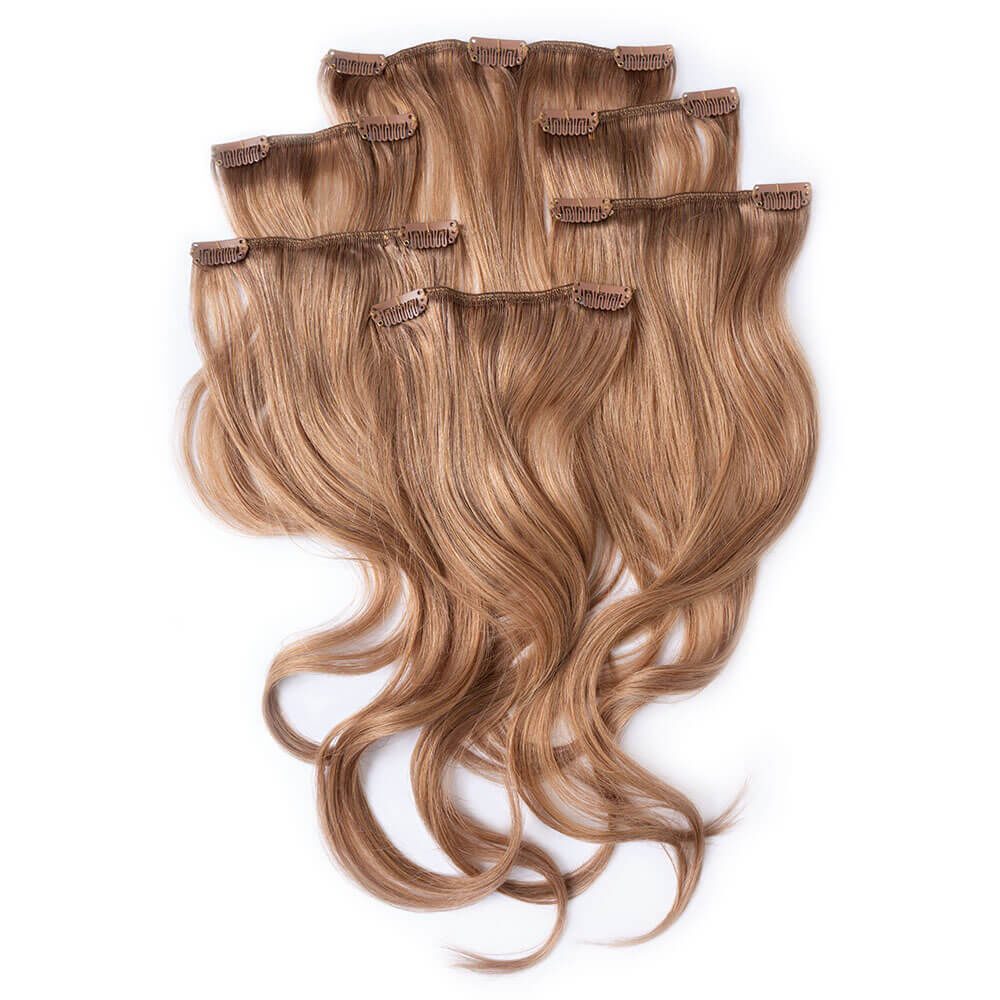 Wildest Dreams Clip In Half Head Human Hair Extension 18 Inch - 8  Cappuccino Brown | Human Hair Extensions | Sally Beauty