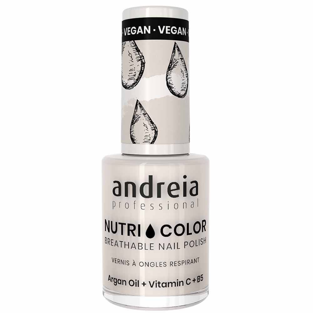 Andreia Professional Nutri Color NC 2 Milky White - Nail Polish, 10.5ml