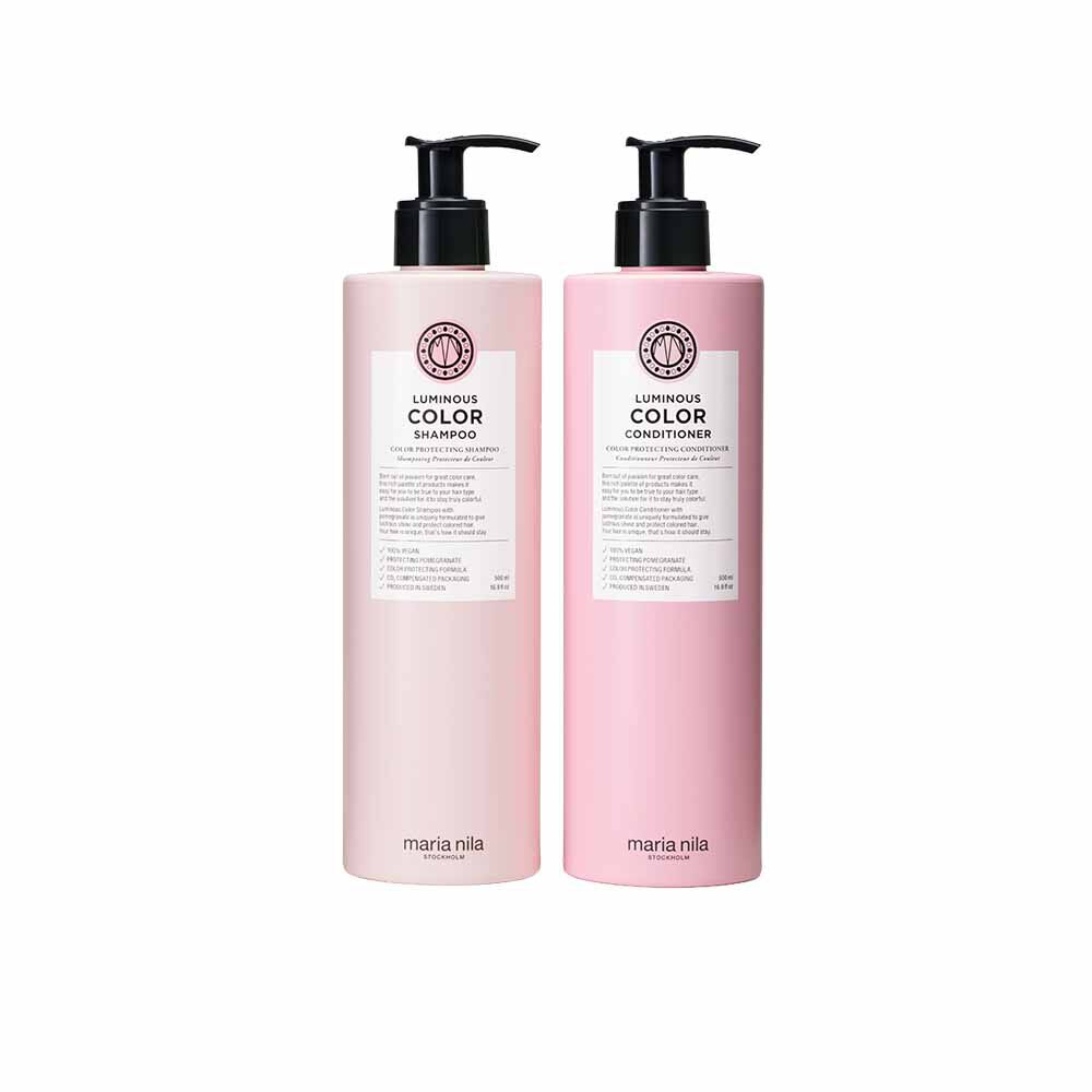 Maria Nila Luminous Color Shampoo & Conditioner Duo, 2x 500ml