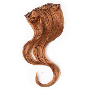 Wildest Dreams Clip In Single Weft Human Hair Extension 18 Inch - 4LB Warm Brown