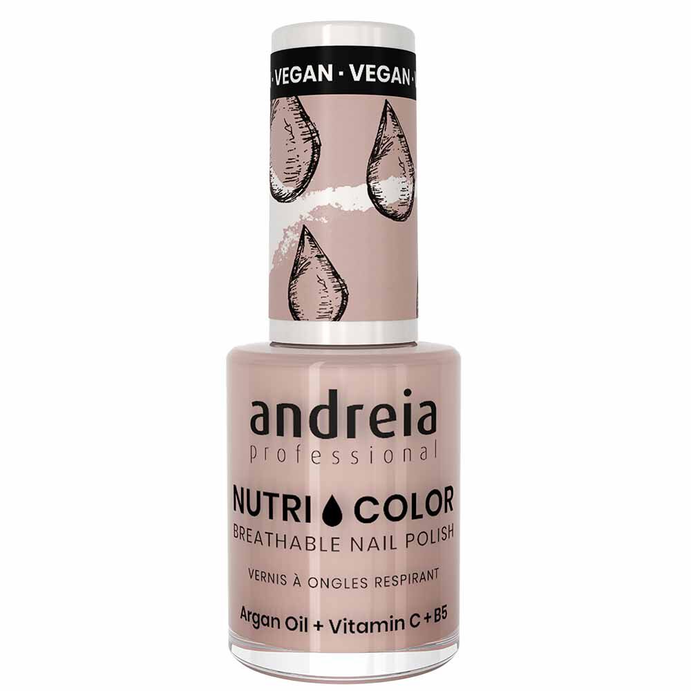 Andreia Professional Nutri Color NC 4 Light Nude - Nail Polish, 10.5ml