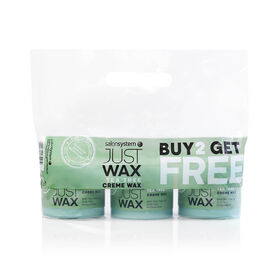 Just Wax Tea Tree Crème Wax Three Pots of 450g