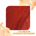 Wella Professionals Colour Fresh Semi Permanent Hair Colour - 7/44 Medium Intensive Red Blonde 75ml