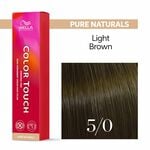 Wella Professionals Color Touch Demi-Permanent Hair Colour - 5/0 Light Brown 60ml