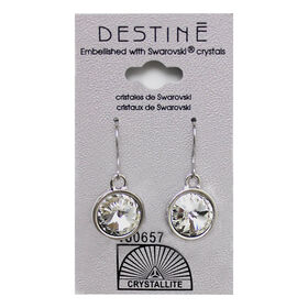 Crystallite Rivoli Dangle Earrings