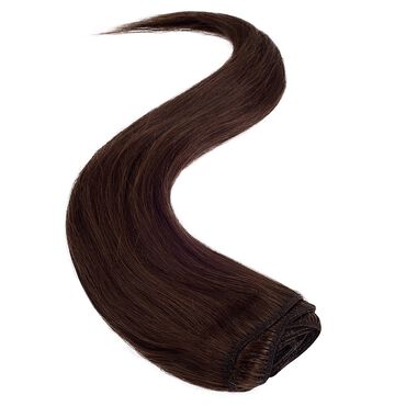Wildest Dreams Clip In Full Head Human Hair Extension 18 Inch - 4 Mocha Brown