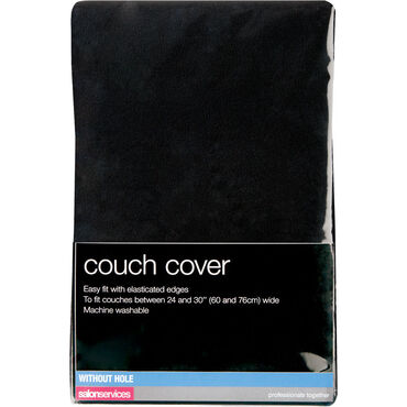 Salon Services Couch Cover Black