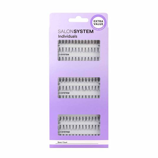 Salon System Individuals Lashes Value Pack - Short