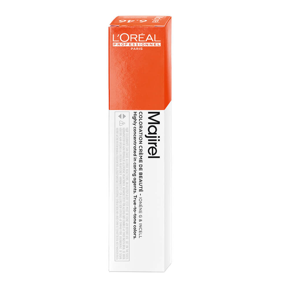L'Oréal Professionnel Majirouge Carmilane Permanent Hair Colour - 6.64 50ml
