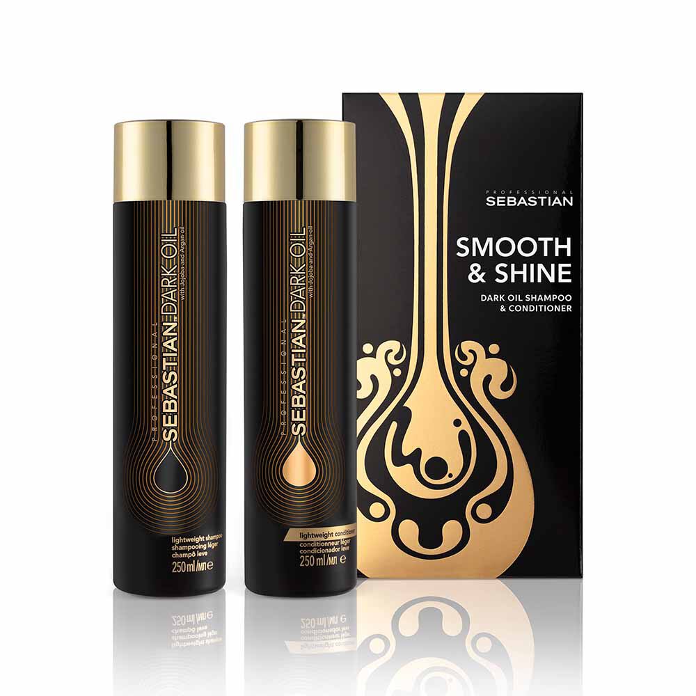 Sebastian Professional Dark Oil Smooth & Shine Hair Gift Set