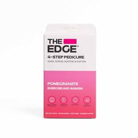 The Edge 4 Step Pedicure Pack - Pomegranate