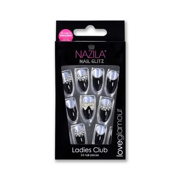 Nazila Love Glamour Nail Glitz Ladies Club Pack of 24