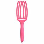 Olivia Garden Care Ionic Fingerbrush Hairbrush - Hot Pink