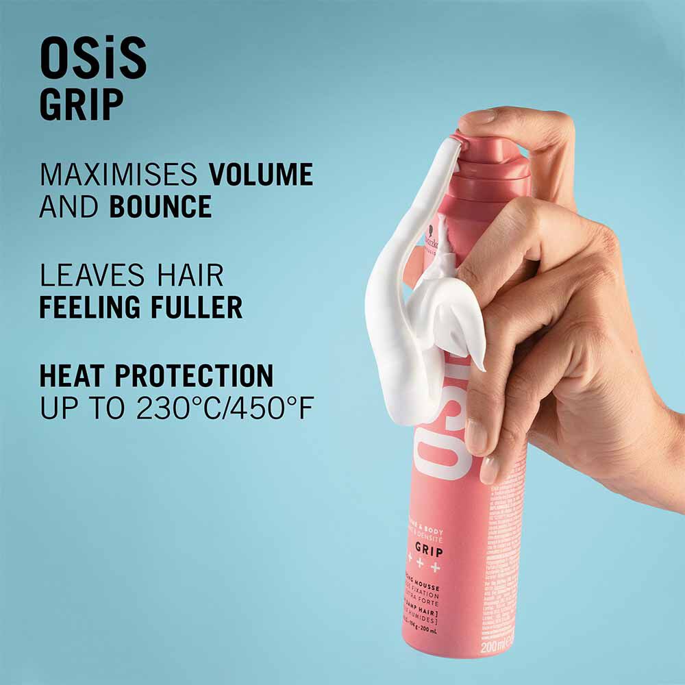 Schwarzkopf Professional OSiS Grip Extra Strong Mousse 200ml Hair