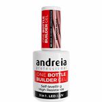 Andreia Professional One Bottle Builder Gel 3 In 1 - Low Viscosity Builder Gel Mocha Rose, 14ml