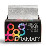 Framar Star Struck Pop-Up Silver Hair Foil Sheets, 5x11", Pack of 500