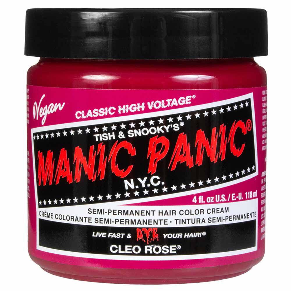 Manic Panic High Voltage Semi Permenant Hair Colour Cream - Cleo Rose 118ml