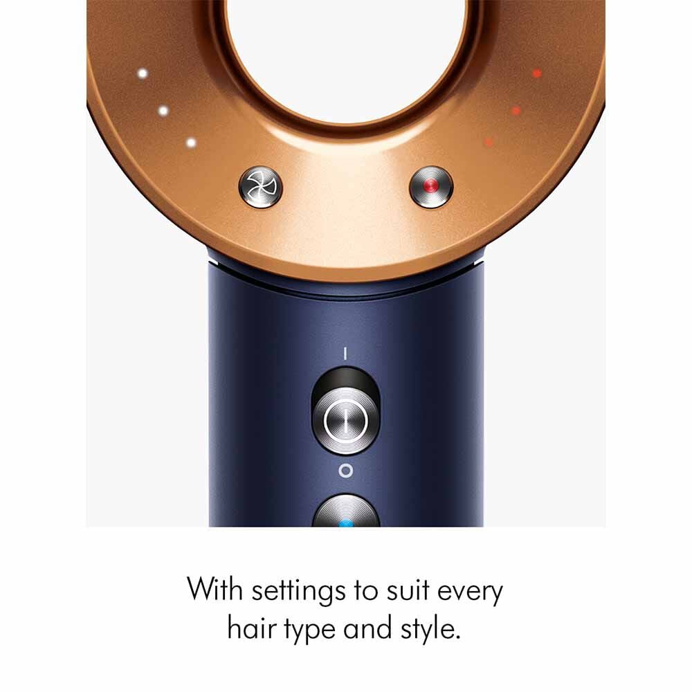 Dyson Supersonic™ Hair Dryer Straight and Wavy - Prussian Blue and