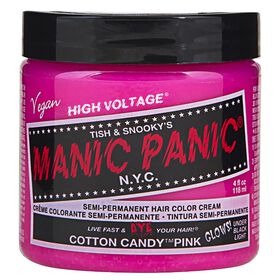 Manic Panic High Voltage Semi Permanent Hair Colour Cream - Cotton Candy Pink 118ml