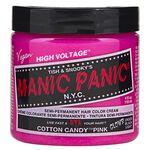 Manic Panic High Voltage Semi Permanent Hair Colour Cream - Cotton Candy Pink 118ml