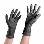 S-PRO Disposable Nitrile Large Gloves, Pack of 100