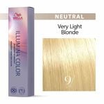Wella Professionals Illumina Color Permanent Hair Colour - 9/ Very Light Blonde 60ml