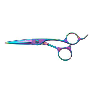 Samurai Scissors Tora Rainbow Semi Offset Scissors 5.5 Inch