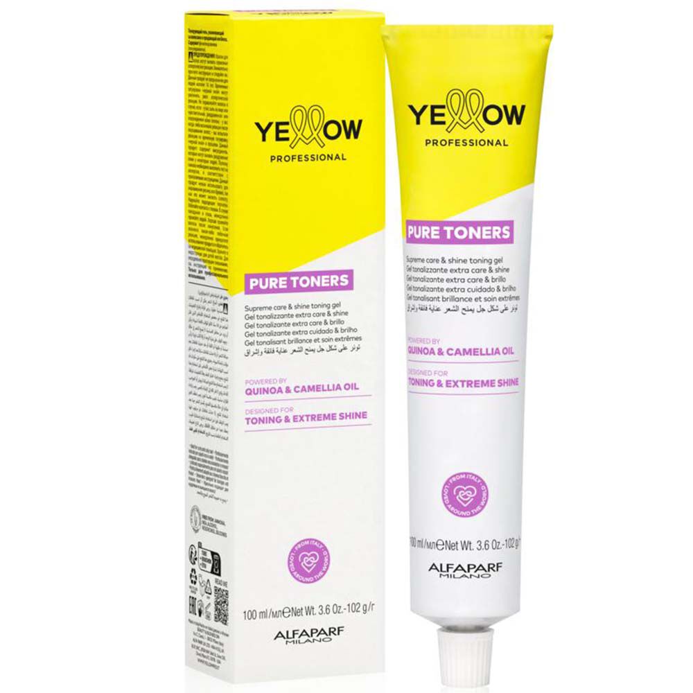 Alfaparf Milano Yellow Professional Pure Toners .1 Metallic Ash 100ml
