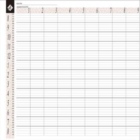 Agenda Salon Concepts Stationery Loose Leaf Refill Assistant Size 6