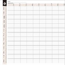 Agenda Salon Concepts Stationery Loose Leaf Refill Assistant Size 6