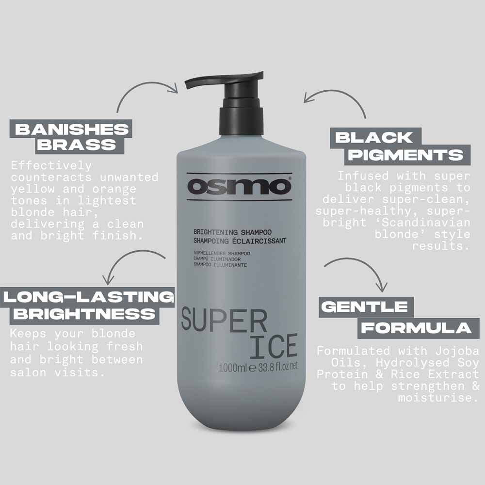 Osmo Super Ice Brightening Shampoo 1000ml | Hair Shampoo | Sally