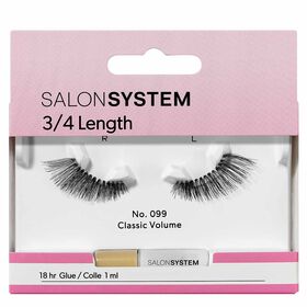 Salon System Strip Lash 099 3/4 Length 16g