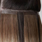 Beauty Works Celebrity Choice Slimline Tape Human Hair Extensions 18 Inch - Pure Platinum 48g