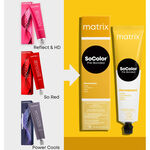 Matrix SoColor Pre-Bonded Permanent Hair Colour, Reflect, Reflective Palette - 5RR+ 90ml
