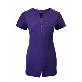 Alexandra Women's Notch Neck Tunic - Amethyst