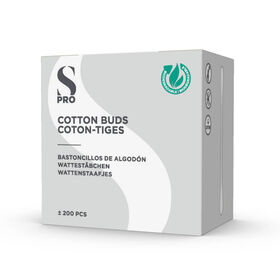 S-PRO Biodegradable Paper Stem Cotton Buds, Pack of 200