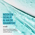 Nioxin System 3 Scalp + Hair Thickening Shampoo for Coloured, Dry and Damaged Hair with Light Thinning 1L