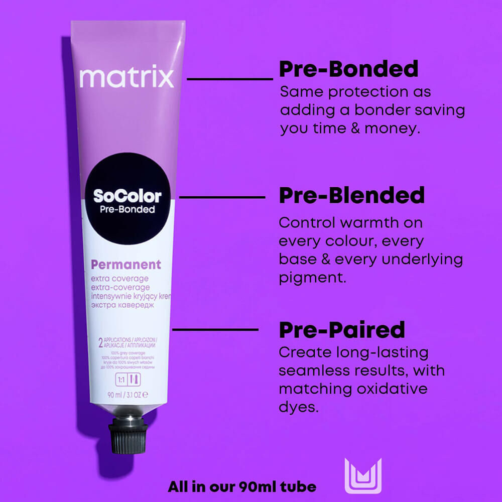 Matrix SoColor PreBonded Permanent Hair Colour, Extra Coverage 507N